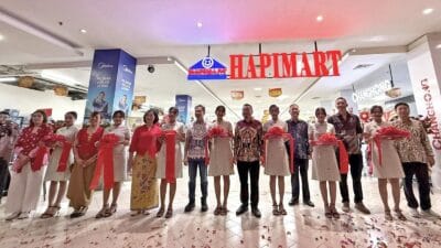 HAPIMART resmi buka gerai di ITC Kuningan, hadirkan konsep belanja modern dengan produk lengkap dan layanan berkualitas.
