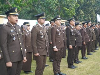 Kejari Kabupaten Tangerang peringati Harlah Ke-80 dengan tema Transformasi Kejaksaan Menuju Indonesia Maju.