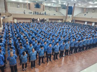 853 P3K resmi dilantik di Tangsel oleh Wali Kota Benyamin Davnie, termasuk tenaga guru, kesehatan, dan tenaga teknis.