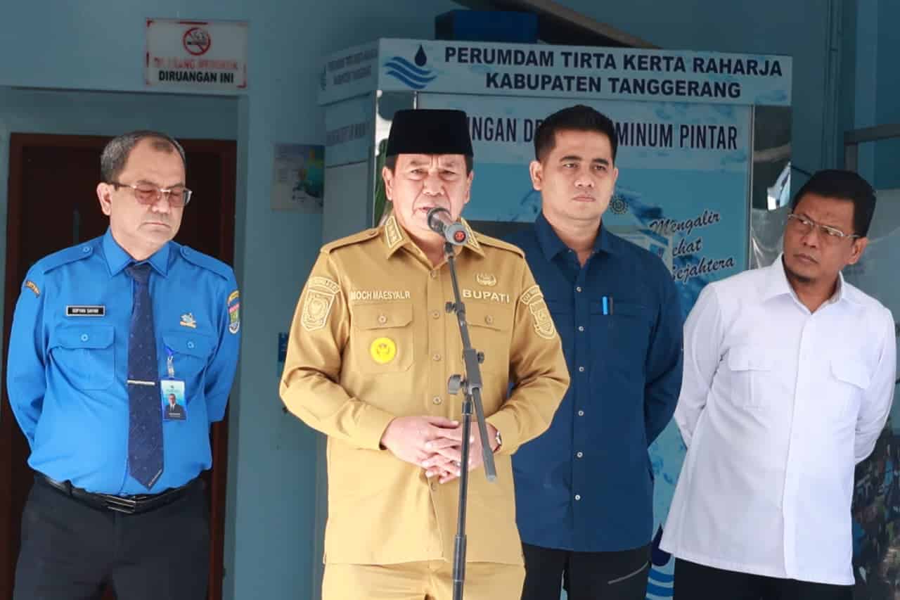 Bupati Tangerang apresiasi Perumdam TKR raih predikat PDAM Sehat nasional lima kali berturut-turut dan dorong peningkatan layanan.