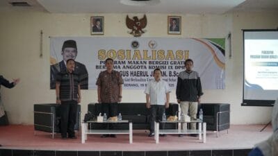 Sosialisasi Program Makan Bergizi Gratis di Serang dorong pemenuhan gizi seimbang untuk wujudkan Generasi Emas Indonesia 2045.