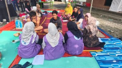 Pemkot Tangsel salurkan bantuan tahap kedua dan layanan trauma healing bagi korban kebakaran Asrama Polisi Serpong.