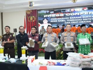 Polda Banten musnahkan barang bukti narkoba hasil 577 kasus sepanjang 2025, imbau masyarakat aktif cegah peredaran.
