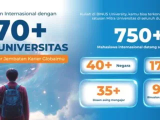 BINUS University perluas jaringan global dengan 170+ universitas di 40 negara, siapkan mahasiswa jadi pemimpin berdaya saing internasional.