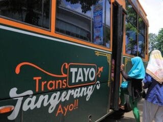 Bus Tayo dan Angkot Si Benteng Gratis di Kota Tangerang saat Harhubnas 2025