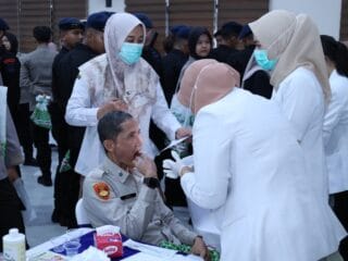 Tingkatkan Edukasi, Polda Banten Ajak Anggota Jaga Kesehatan Mulut