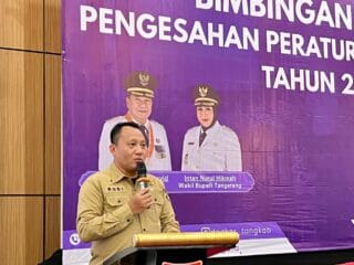 Disnaker Kabupaten Tangerang gelar bimtek pengesahan peraturan perusahaan untuk tingkatkan kepatuhan dan hubungan industrial.