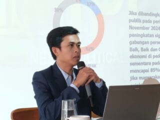 Survei IPO 2025 tunjukkan 67% publik puas terhadap kinerja Presiden Prabowo dan 73% nilai ekonomi nasional membaik.