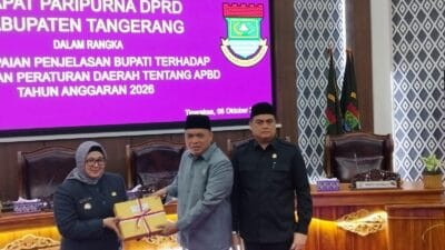 Pemkab Tangerang ajukan RAPBD 2026 sebesar Rp 9,11 triliun dengan fokus pada pendidikan dan peningkatan pendapatan daerah.