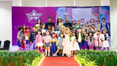 Suasana meriah warnai Kids Fashion Show “Little Stars on The Runway” di Fame Hotel Gading Serpong, ajang ekspresi anak penuh kreativitas.