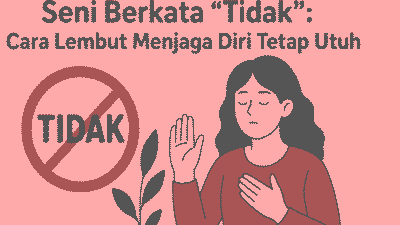 Belajar berkata “tidak” dengan lembut tanpa rasa bersalah. Jaga diri tetap utuh dan tenang di tengah tuntutan kehidupan.