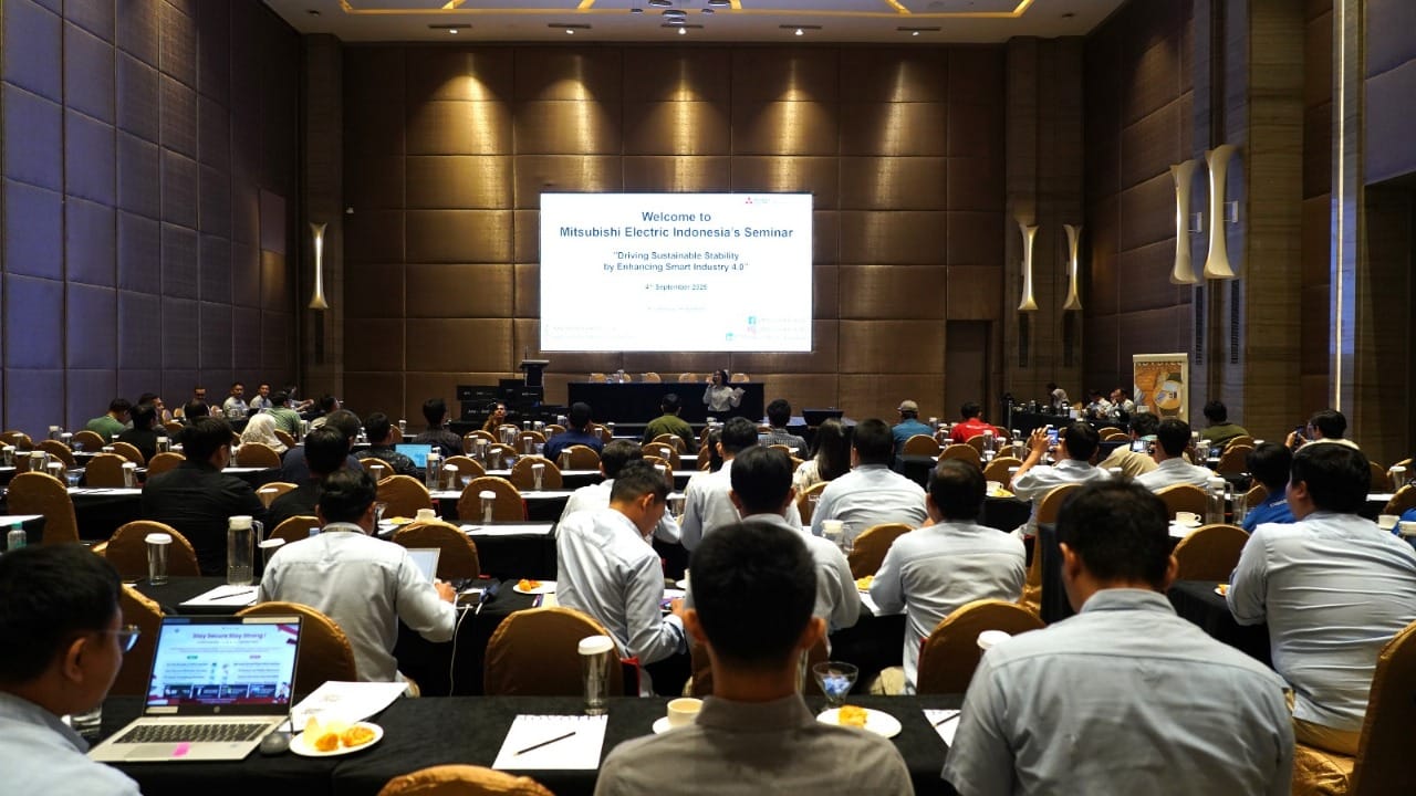 Mitsubishi Electric dorong industri manufaktur Indonesia menuju Smart Industry 4.0 yang efisien dan berkelanjutan.