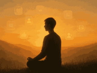 Refleksi tentang pentingnya kesadaran di era media sosial, menjaga kewarasan, dan hidup hadir penuh sebagai anugerah yang dititipkan Tuhan.