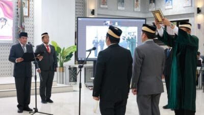 Bupati Tangerang Maesyal Rasyid lantik dua pejabat eselon II untuk memperkuat ketahanan pangan dan perencanaan pembangunan daerah.