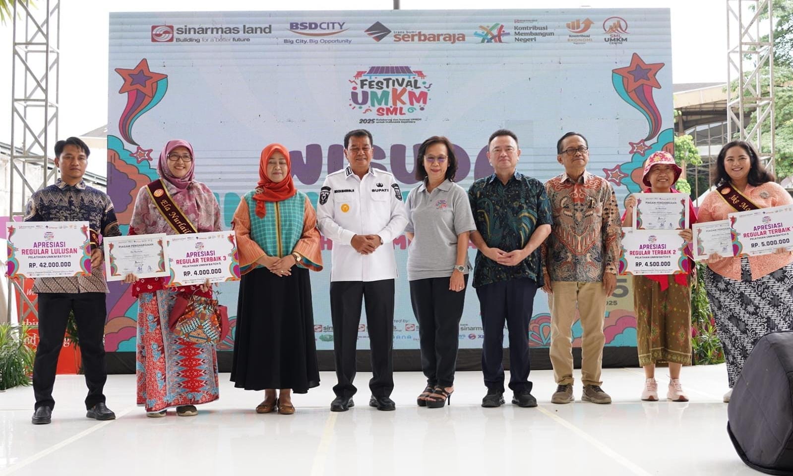 Sinar Mas Land gelar Festival UMKM 2025 di BSD City, dorong kolaborasi dan inovasi pelaku usaha demi ekonomi inklusif.