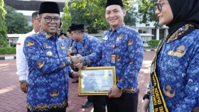 Gubernur Andra Soni ajak ASN Banten solid, berintegritas, adaptif digital, dan siap wujudkan reformasi birokrasi pada HUT ke-54 Korpri.