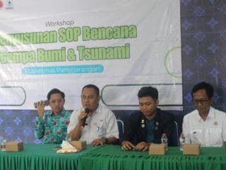 GMLS dan UMN mendampingi Puskesmas Panggarangan menyusun SOP tanggap bencana gempa dan tsunami melalui workshop PUSTANA.