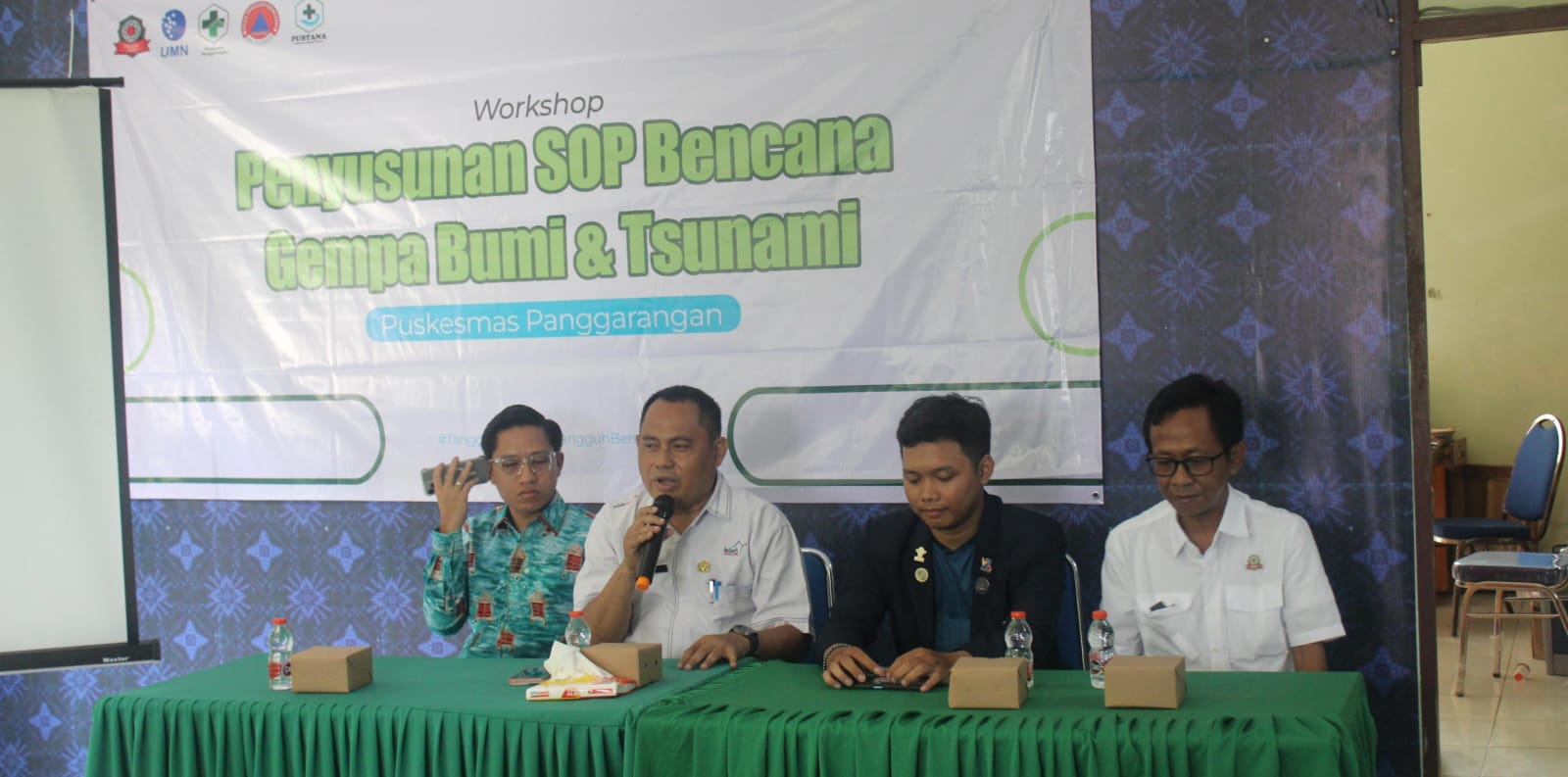 GMLS dan UMN mendampingi Puskesmas Panggarangan menyusun SOP tanggap bencana gempa dan tsunami melalui workshop PUSTANA.