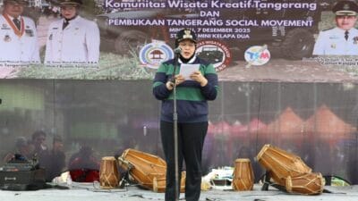 Wabup Intan resmikan City Tour Kelapa Dua dan Tangerang Social Movement untuk dorong wisata kreatif & ekonomi lokal.