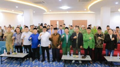 Dialog Kebangsaan GEMA Mathla'ul Anwar bahas peran pemuda dalam demokrasi hijau dan ketahanan pangan nasional di Kota Tangerang.