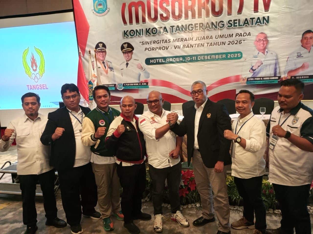 Mahludin terpilih aklamasi sebagai Ketua KONI Tangsel 2025–2030. Hamka mundur demi persatuan, fokus organisasi kini menuju persiapan Porprov.