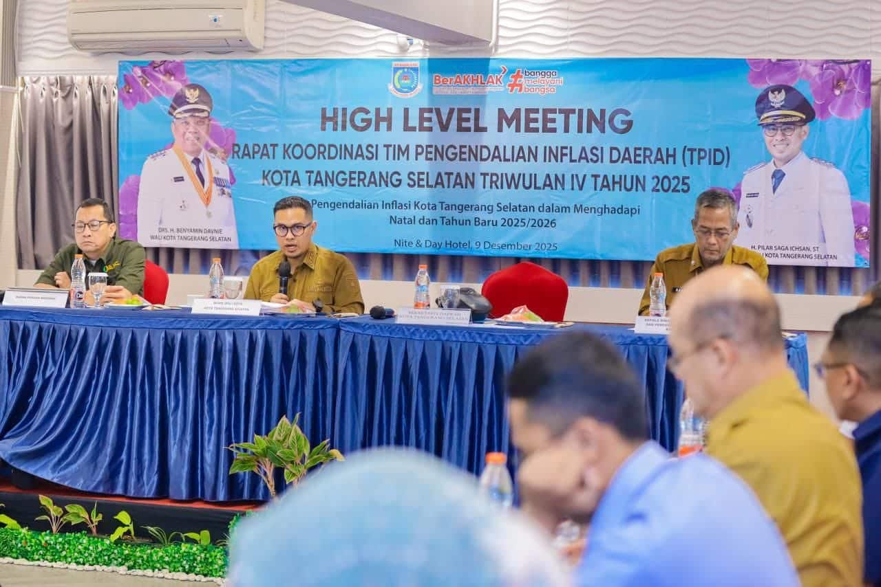 Pemkot Tangsel prioritaskan stabilitas harga pangan jelang Natal & Tahun Baru 2026 untuk kendalikan inflasi warga.