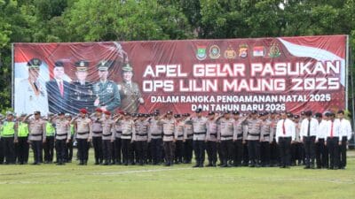 Pemkab Tangerang gelar Apel Operasi Lilin Maung 2025 siapkan 650 personel amankan Natal & Tahun Baru Nataru.