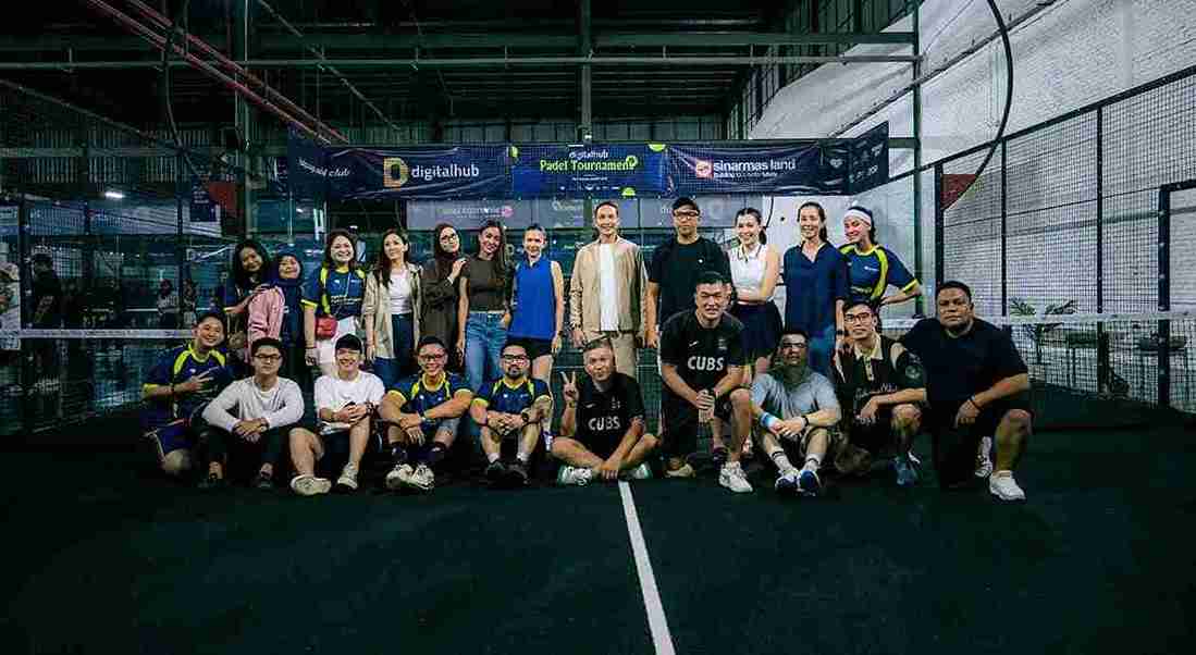 Digital Hub dan Holywings sukses gelar Padel Tournament 2025 di BSD City, perkuat bisnis, komunitas, dan sportainment.