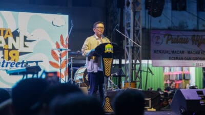 Gubernur Banten Andra Soni meresmikan Kawasan Royal Baroe di Kota Serang sebagai pusat ekonomi kreatif dan ruang publik baru.