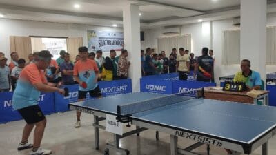 Silaturahmi Cup 2026 menjadi ajang perekat ASN Tangsel melalui turnamen tenis meja antar kecamatan dan kelurahan.