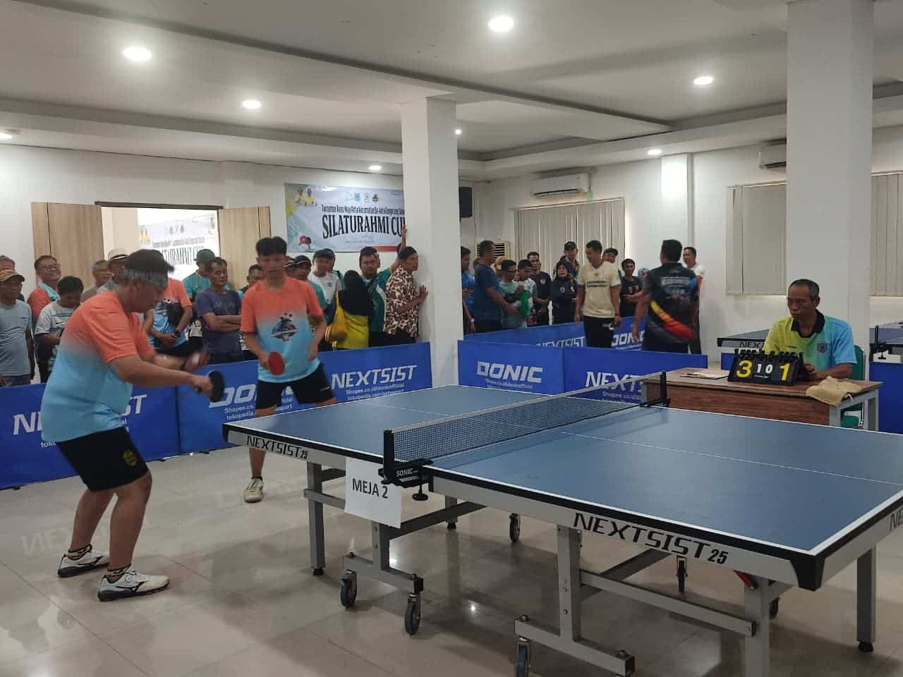 Silaturahmi Cup 2026 menjadi ajang perekat ASN Tangsel melalui turnamen tenis meja antar kecamatan dan kelurahan.