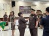 Pelantikan Fajar Gurindro sebagai Kepala Kejaksaan Negeri Kabupaten Tangerang dipimpin Kajati Banten, Kamis (8/1/2026).
