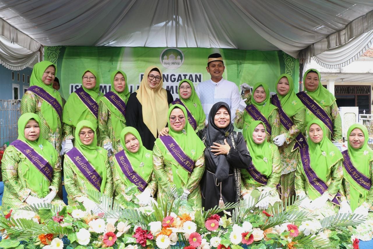 Wabup Tangerang Intan Nurul Hikmah menghadiri Isra Miraj 1447 H di Jayanti dan mengajak masyarakat memperkuat iman serta kualitas shalat.