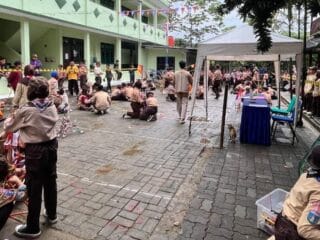 Ratusan Siswa SD se-Tangerang Raya Ikuti Junior Scout Festival di Pondok Pesantren Daar el-Huda