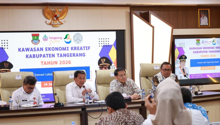 Pemkab Tangerang menjalin kerja sama dengan Universitas Prasetiya Mulya untuk mengembangkan kawasan ekonomi kreatif di 12 kecamatan.