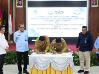 Pemkab dan Pemkot Tangerang Finalisasi Serah Terima Aset Perpipaan Wilayah III