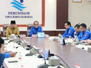 Bupati Tangerang Maesyal Rasyid mendorong Perumdam TKR berinovasi, meningkatkan layanan air bersih, dan menambah 50 ribu pelanggan.