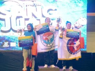 Garuda Club memborong tiga gelar juara umum di Prabu Challenge 9 Tangerang, menegaskan dominasi pembinaan taekwondo usia dini.