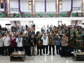 Bupati Tangerang Maesyal Rasyid membuka Training Raya Nasional HMI dan mendorong peran mahasiswa memperkuat ketahanan pangan.