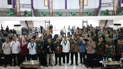 Bupati Tangerang Maesyal Rasyid membuka Training Raya Nasional HMI dan mendorong peran mahasiswa memperkuat ketahanan pangan.