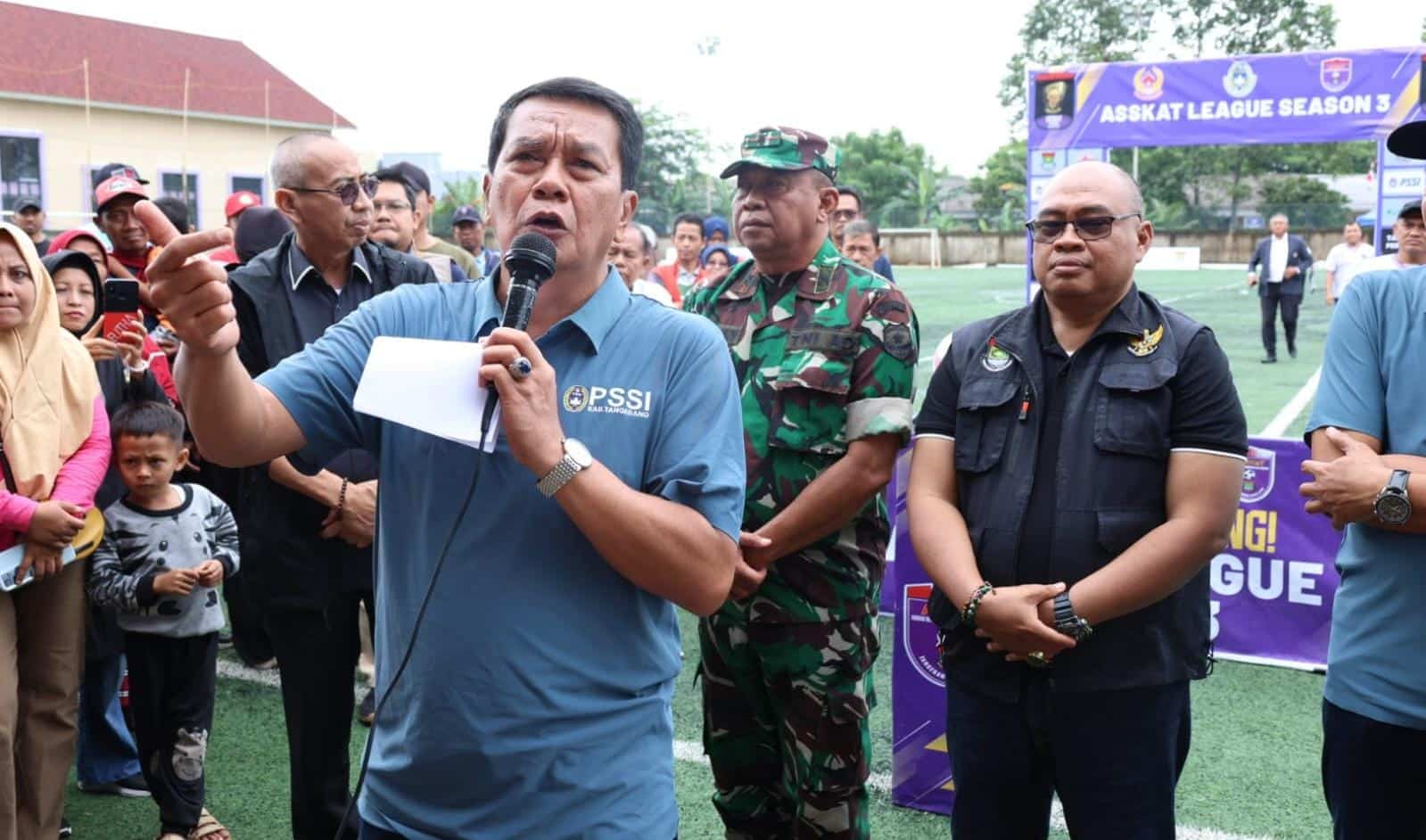 Bupati Tangerang menutup ASSKAT League Season 3 di Pasar Kemis sebagai ajang pembinaan atlet muda dan penguatan sportivitas.