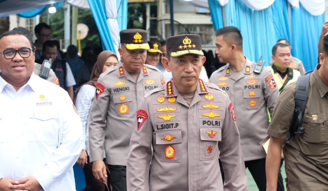 Kapolri hadiri HUT ke-53 KSPSI di Tangerang dengan bakti sosial, santunan, sembako, donor darah, dan dukungan kesejahteraan buruh.