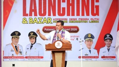 Bupati Tangerang resmikan operasional KDMP Palasari di Legok. Koperasi layani sembako, LPG 3 kg, dan dorong ekonomi desa.