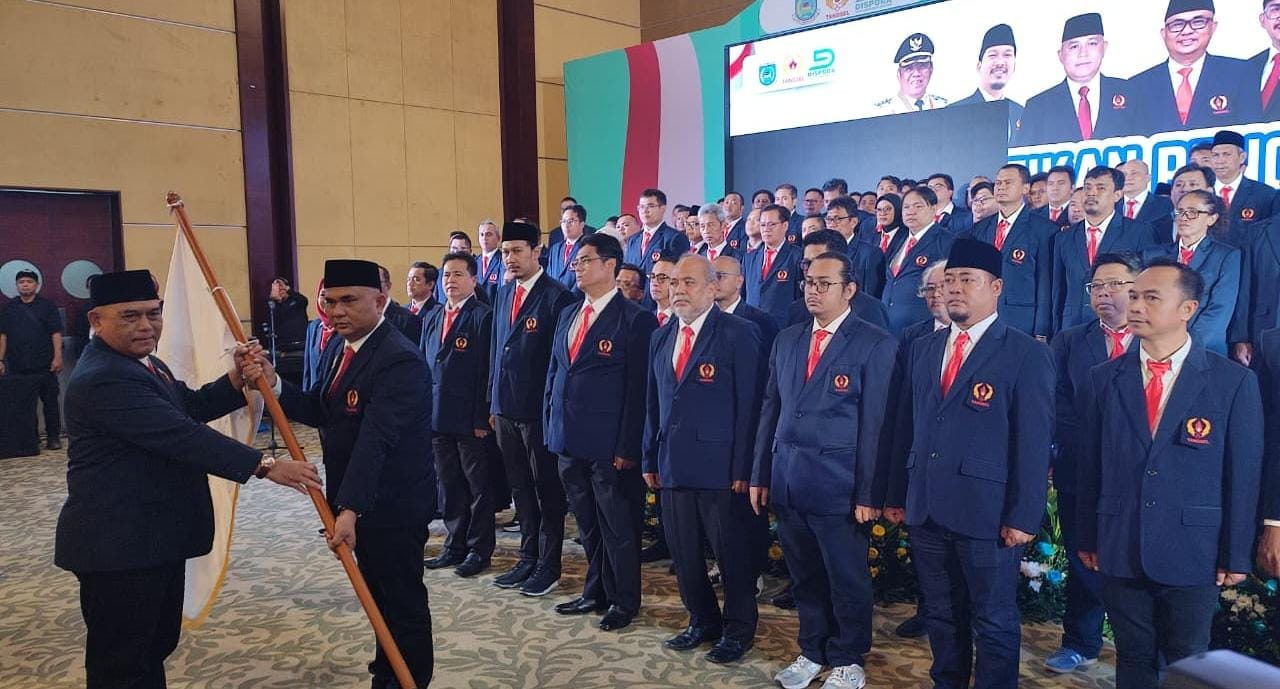 Pengurus KONI Kota Tangerang Selatan 2025–2029 dilantik. Icha ungkap target Porprov Banten, Benyamin Davnie minta persiapan dipercepat.