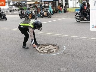 Jelang Mudik Lebaran, Polisi Lakukan Pemetaan Jalan Rusak dari Bitung hingga Jayanti