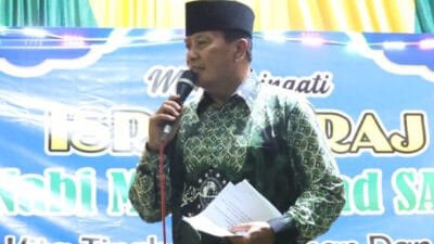 Bupati Tangerang Maesyal Rasyid hadir peringatan Isra Mi’raj, ajak warga tingkatkan iman, kepedulian, dan doa untuk korban banjir.