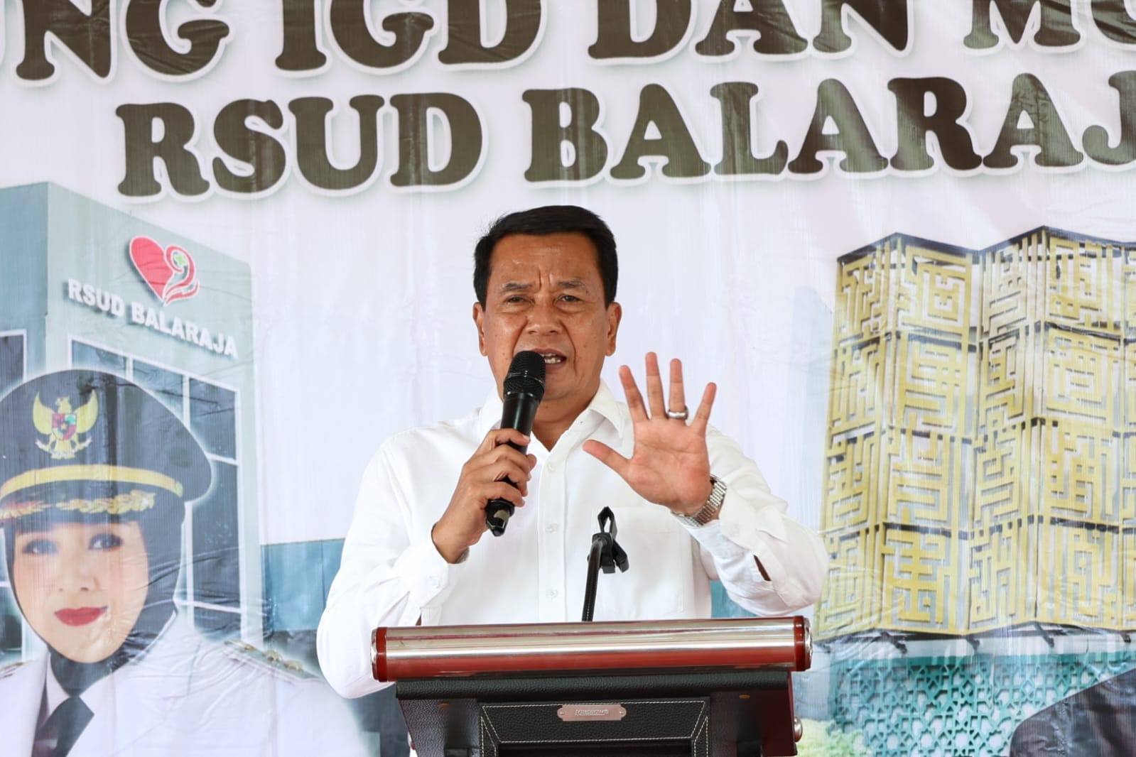 Bupati Tangerang meresmikan IGD baru dan Musholla Al-Taubah di RSUD Balaraja. Kapasitas naik jadi 51 tempat tidur pasien darurat.