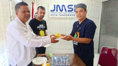 Perumda Tirta Benteng kunjungi JMSI Kota Tangerang untuk memperkuat sinergi media dalam momentum HUT JMSI dan HPN 2026.