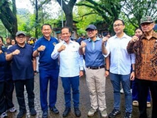 Pilar, Menteri LH dan Gemabudhi Pecahkan Rekor MURI dengan Tuang 10 Ribu Liter Ecoenzyme di Sungai Jaletreng
