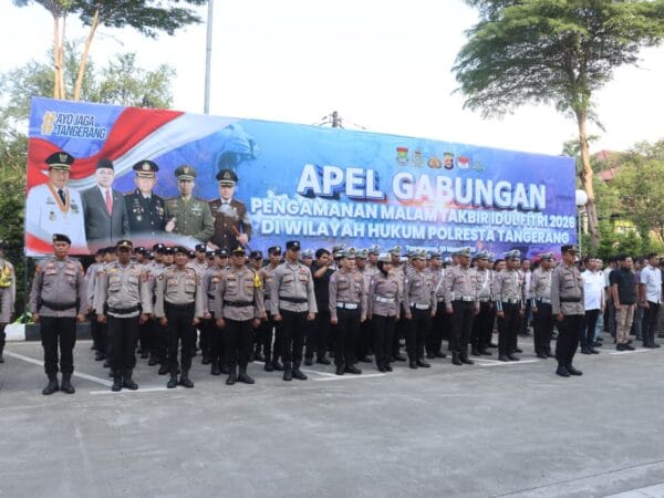 Polresta Tangerang Perketat Pengamanan Malam Takbiran 2026